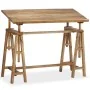 Mesa de dibujo de madera maciza de mango 116x50x76 cm by , Art and drawing tables - Ref: Foro24-244948, Price: 315,30 €, Disc...