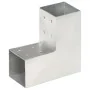 Conectores de postes en L 4 uds metal galvanizado 81x81 mm by , fence posts - Ref: Foro24-145462, Price: 48,97 €, Discount: %