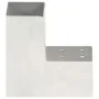 Conectores de postes en L 4 uds metal galvanizado 81x81 mm by , fence posts - Ref: Foro24-145462, Price: 48,97 €, Discount: %