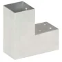 Conectores de postes en L 4 uds metal galvanizado 81x81 mm by , fence posts - Ref: Foro24-145462, Price: 48,97 €, Discount: %