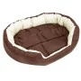 Cojín para perro reversible y lavable marrón crema 110x80x23 cm de , Camas para perros - Ref: Foro24-171213, Precio: 70,66 €,...