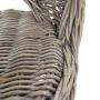 Butaca de ratán kubu gris de , Sillones - Ref: Foro24-285230, Precio: 208,40 €, Descuento: %