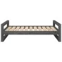 Cama para perros madera maciza de pino gris 95,5x65,5x28 cm de , Camas para perros - Ref: Foro24-821484, Precio: 76,54 €, Des...