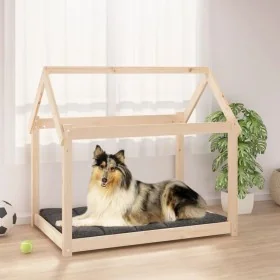Cama para perros madera maciza de pino 101x70x90 cm de , Camas para perros - Ref: Foro24-822212, Precio: 78,96 €, Descuento: %