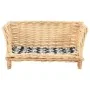 Cesta para perros con cojín sauce natural 50x33x30 cm de , Camas para perros - Ref: Foro24-170773, Precio: 62,07 €, Descuento: %