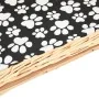 Cesta para perros con cojín sauce natural 50x33x30 cm de , Camas para perros - Ref: Foro24-170773, Precio: 62,07 €, Descuento: %