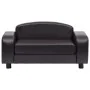 Sofá para perros cuero sintético marrón 80x50x40 cm de , Camas para perros - Ref: Foro24-170966, Precio: 112,98 €, Descuento: %