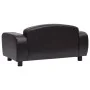 Sofá para perros cuero sintético marrón 80x50x40 cm de , Camas para perros - Ref: Foro24-170966, Precio: 112,98 €, Descuento: %