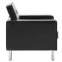 Sillón de cuero sintético negro de , Sillones - Ref: Foro24-247018, Precio: 220,05 €, Descuento: %