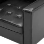 Sillón de cuero sintético negro de , Sillones - Ref: Foro24-247018, Precio: 220,05 €, Descuento: %