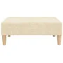 Taburete de tela color crema 78x56x32 cm by , Ottomans - Ref: Foro24-337677, Price: 52,97 €, Discount: %