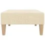 Taburete de tela color crema 78x56x32 cm by , Ottomans - Ref: Foro24-337677, Price: 52,97 €, Discount: %