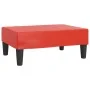 Reposapiés de cuero sintético rojo 78x56x32 cm de , Otomanas - Ref: Foro24-337713, Precio: 48,55 €, Descuento: %