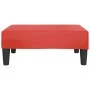 Reposapiés de cuero sintético rojo 78x56x32 cm de , Otomanas - Ref: Foro24-337713, Precio: 48,55 €, Descuento: %