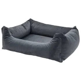 Madison Cama para perros Velvet gris 100x80x25 cm de , Camas para perros - Ref: Foro24-444482, Precio: 112,71 €, Descuento: %