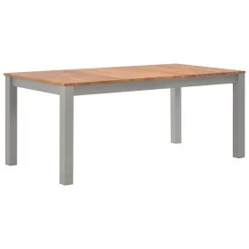 Mesa de comedor madera maciza de roble 180x90x74 cm de , Mesas de cocina y de comedor - Ref: Foro24-247847, Precio: 292,12 €,...