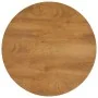 Mesa de comedor MDF color roble y negro 90x73,5 cm by , Kitchen and dining tables - Ref: Foro24-248300, Price: 176,76 €, Disc...