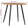 Mesa de comedor MDF color roble y negro 90x73,5 cm by , Kitchen and dining tables - Ref: Foro24-248300, Price: 176,76 €, Disc...