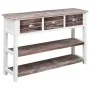 Aparador de madera marrón envejecido 115x30x76 cm de , Aparadores - Ref: Foro24-284164, Precio: 133,48 €, Descuento: %