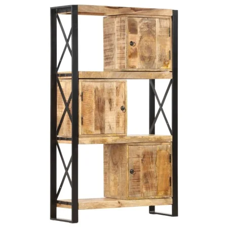 Estantería librería madera de mango maciza 90x30x150 cm de , Librerías y estanterías - Ref: Foro24-285917, Precio: 563,65 €, ...