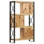 Estantería librería madera de mango maciza 90x30x150 cm de , Librerías y estanterías - Ref: Foro24-285917, Precio: 563,65 €, ...