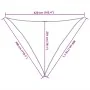 Toldo de vela terracota HDPE 160 g/m² 3x3x4,2 m de , Sombrillas - Ref: Foro24-311364, Precio: 22,19 €, Descuento: %