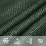 Toldo de vela verde oscuro HDPE 160 g/m² 2x3,5 m de , Sombrillas - Ref: Foro24-311448, Precio: 23,93 €, Descuento: %