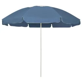 Sombrilla de playa azul 240 cm de , Sombrillas - Ref: Foro24-314712, Precio: 28,82 €, Descuento: %