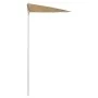 Sombrilla de jardín semicircular con palo taupe 180x90 cm de , Sombrillas - Ref: Foro24-315562, Precio: 24,20 €, Descuento: %