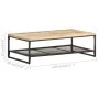 Mesa de centro de madera maciza de mango 110x60x35 cm von , Couchtisch - Ref: Foro24-320244, Preis: 149,73 €, Rabatt: %