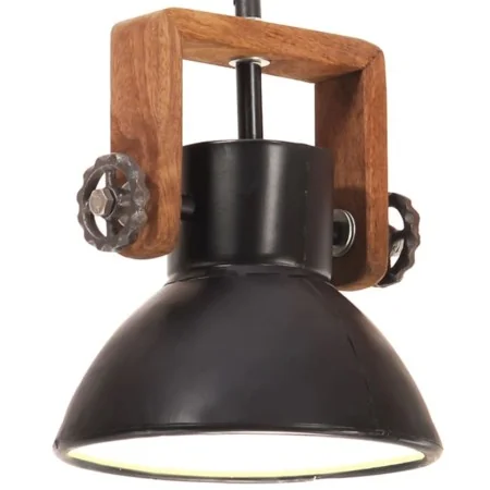 Lámpara colgante industrial redonda 25 W negra 19 cm E27 by , Lamps - Ref: Foro24-320537, Price: 38,10 €, Discount: %