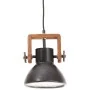 Lámpara colgante industrial redonda 25 W negra 19 cm E27 by , Lamps - Ref: Foro24-320537, Price: 38,10 €, Discount: %