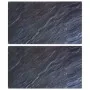 Tablas de cortar 2 uds patrón de piedra natural vidrio templado de , Tablas de cortar - Ref: Foro24-322288, Precio: 20,05 €, ...