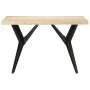 Mesa de comedor de madera maciza de mango 120x60x76 cm by , Kitchen and dining tables - Ref: Foro24-323560, Price: 237,87 €, ...