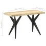 Mesa de comedor de madera maciza de mango 120x60x76 cm by , Kitchen and dining tables - Ref: Foro24-323560, Price: 237,87 €, ...