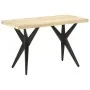 Mesa de comedor de madera maciza de mango 120x60x76 cm by , Kitchen and dining tables - Ref: Foro24-323560, Price: 237,87 €, ...