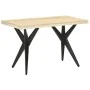 Mesa de comedor de madera maciza de mango 120x60x76 cm by , Kitchen and dining tables - Ref: Foro24-323560, Price: 237,87 €, ...