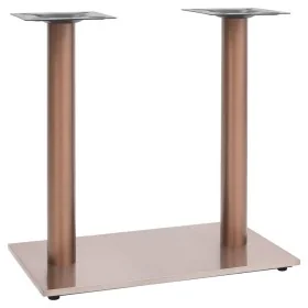 Pata de mesa de bistró acero inoxidable latón 70x40x72 cm de , Patas para mesas - Ref: Foro24-325444, Precio: 114,56 €, Descu...
