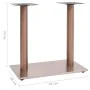 Pata de mesa de bistró acero inoxidable latón 70x40x72 cm de , Patas para mesas - Ref: Foro24-325444, Precio: 114,56 €, Descu...