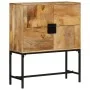 Aparador de madera maciza de mango rugosa 80x30x95 cm de , Taquillas y armarios de almacenamiento - Ref: Foro24-351713, Preci...