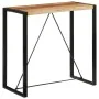 Mesa alta de bar madera maciza reciclada 110x55x110 cm de , Mesas de cocina y de comedor - Ref: Foro24-351718, Precio: 162,99...
