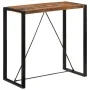 Mesa alta de bar madera maciza reciclada 110x55x110 cm de , Mesas de cocina y de comedor - Ref: Foro24-351718, Precio: 162,99...