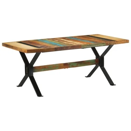 Mesa de comedor madera maciza reciclada 180x90x73 cm by , Kitchen and dining tables - Ref: Foro24-351730, Price: 310,87 €, Di...