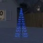 Árbol de Navidad en asta de bandera 200 LED azul 180 cm de , Luces de Navidad - Ref: Foro24-358111, Precio: 25,00 €, Descuent...