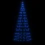 Árbol de Navidad en asta de bandera 200 LED azul 180 cm de , Luces de Navidad - Ref: Foro24-358111, Precio: 25,00 €, Descuent...