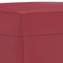 Juego de sofás 3 piezas cuero sintético rojo tinto by , Sofas - Ref: Foro24-3201922, Price: 583,04 €, Discount: %