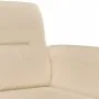 Juego de sofás con cojines 3 piezas tela microfibra crema de , Sofás - Ref: Foro24-3202348, Precio: 603,05 €, Descuento: %