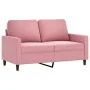 Juego de sofás con cojines 3 piezas terciopelo rosa by , Sofas - Ref: Foro24-3201957, Price: 747,37 €, Discount: %