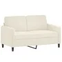 Juego de sofás 3 piezas terciopelo crema by , Sofas - Ref: Foro24-3202032, Price: 584,04 €, Discount: %