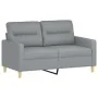 Juego de sofás con cojines 3 piezas tela gris claro de , Sofás - Ref: Foro24-3201624, Precio: 547,03 €, Descuento: %